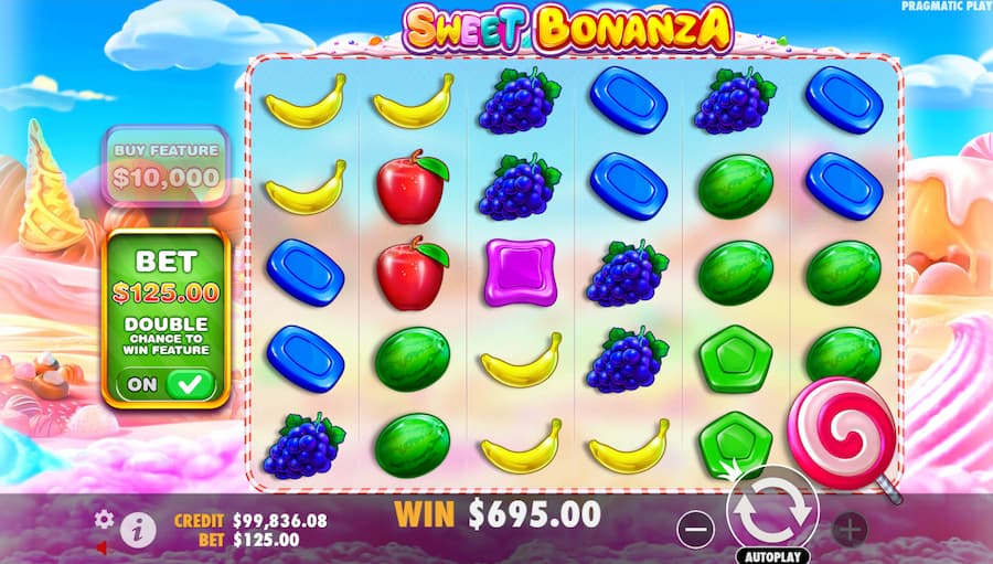 Sweet Bonanza video slot kazanma anı